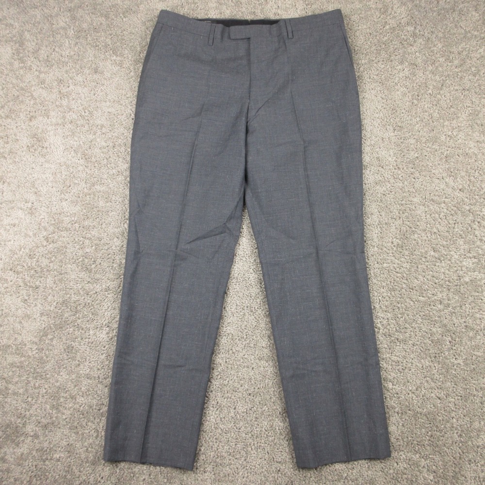 Banana Republic Pants Mens 34x30 Gray Slim Fit Marzotto Italian Wool Trousers
